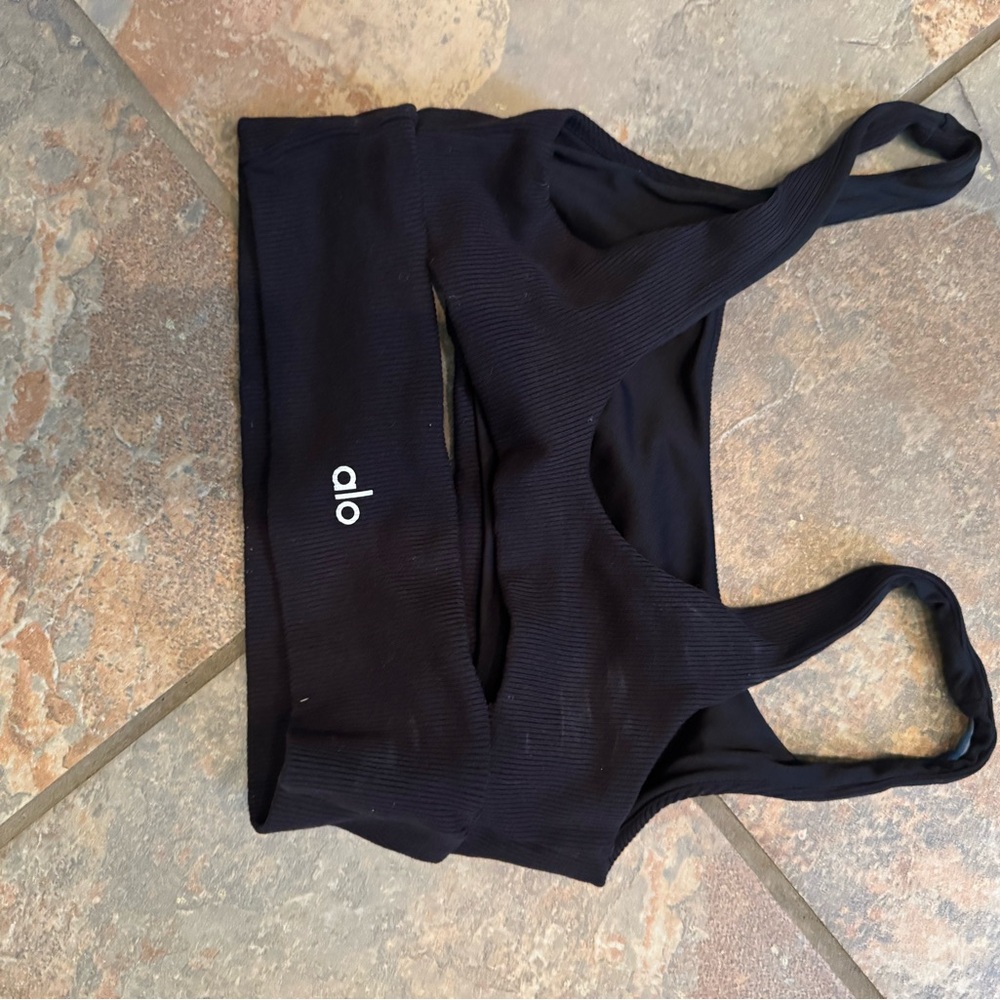 ALO Yoga Black Sports Bra